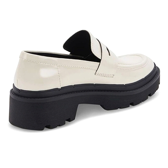 New w/Box Aqua College Saanvi Weatherproof Vegan Lug Sole Penny Loafer Size 8 - Picture 6 of 9